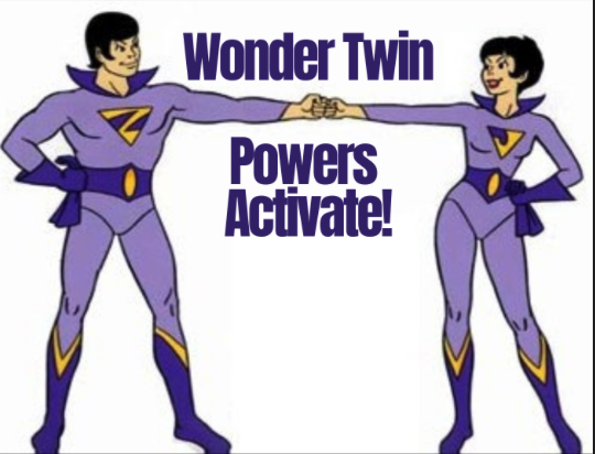 Wonder Twins illustration